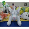 Inflatable Animal Cartoon Flying Wolf / Soft White Inflatable Toy Wolf With Beautiful Mark