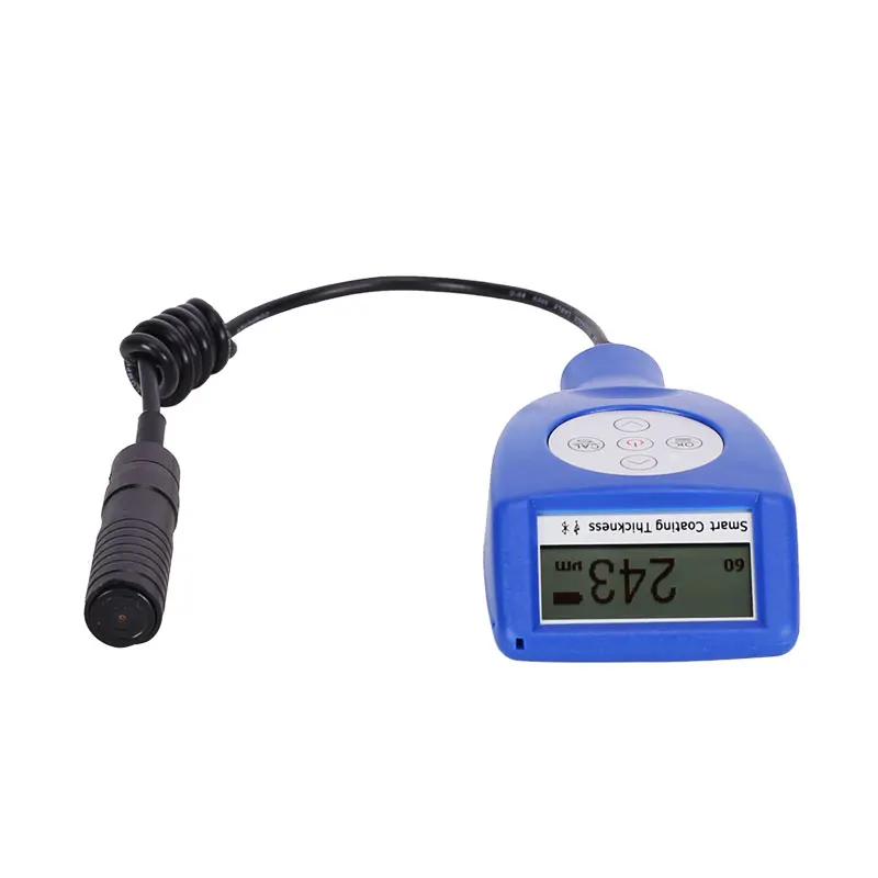 coating thickness gauge to determine the thickness of various layers of corrosion and layers of paint