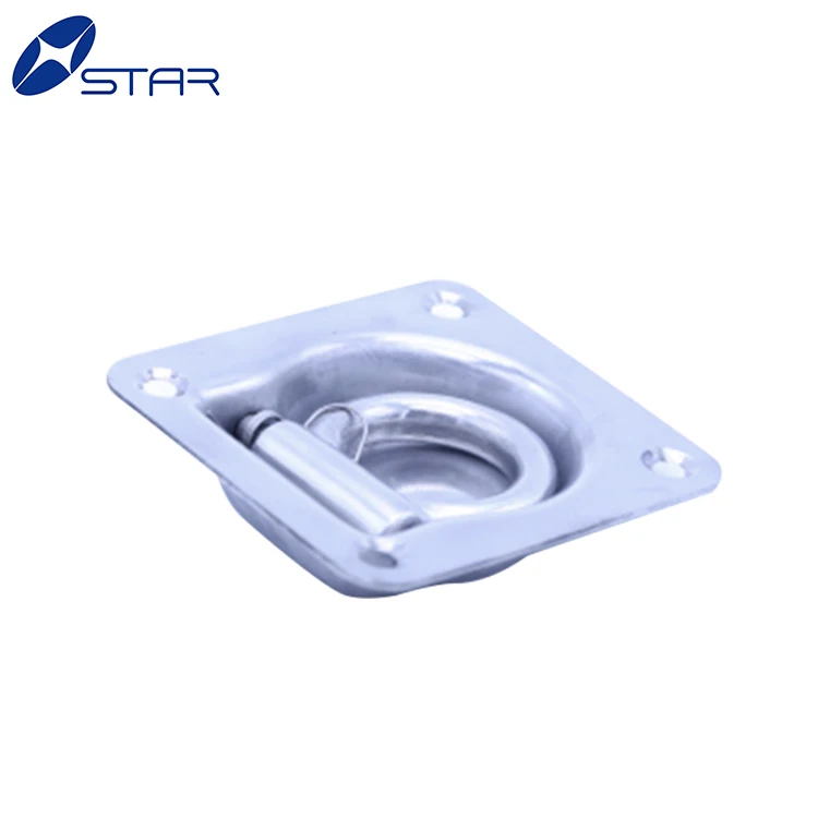 vehicle fittings factory direct supply of high-quality truck floor hook ring lying ring D ring