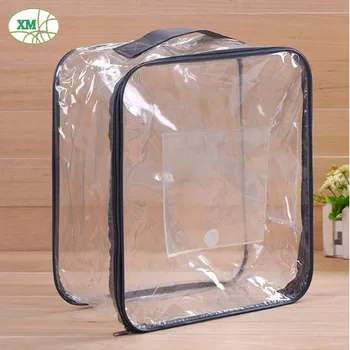 Wholesale Clear Pvc Plastic Packaging Bag With Snap Button For Blanket ...