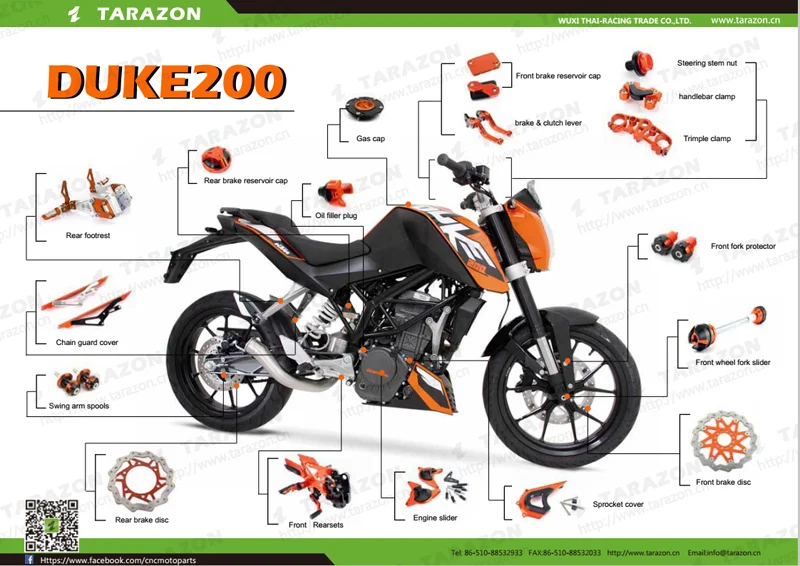 ktm duke 200 spare parts online shopping