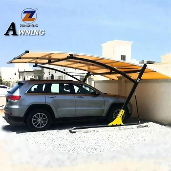 Garage Shelter Aluminum Polycarbonate Single Carport Awning View Carport Awning Zongheng Product Details From Henan Zongheng Imp Exp Co Ltd On Alibaba Com