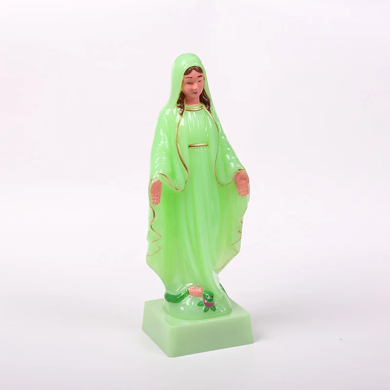 2019 Hot Sale Religious Plastic Maria Statue With Led Light Glow In ...