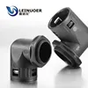 Right angle union for flexible cable pipe