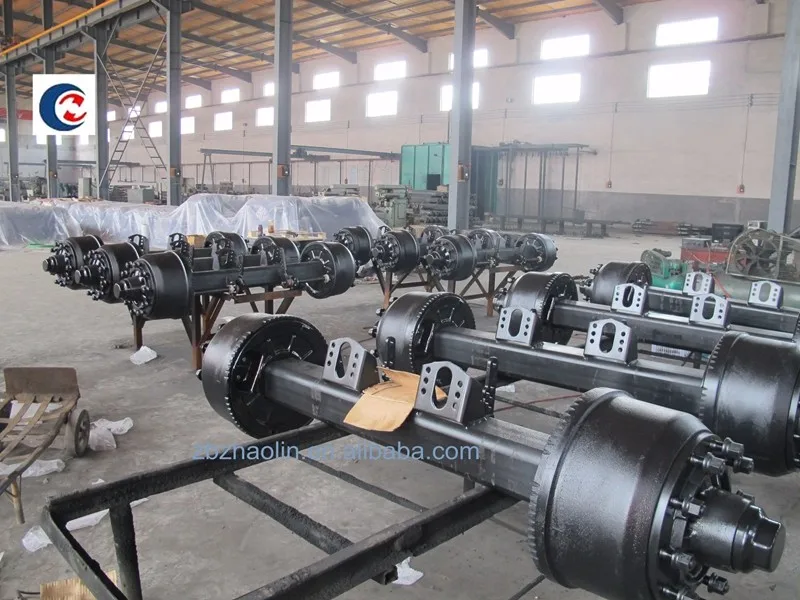 Fuswt Germany Type 12t 14t Semi Trailer Lift Axle For Dump Truck By