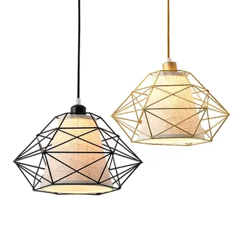 Italian Design Luxury Gold Finish Pendant Lighting Factory Iron Ing E27 Bulb Cage Hanging Lamp For Bedroom Bar Hotel Lobby Italian Design Luxury Gold Finish Pendant Lighting Factory Iron Ing E27 Bulb Cage Hanging Lamp For Bedroom Bar Hotel Lobby