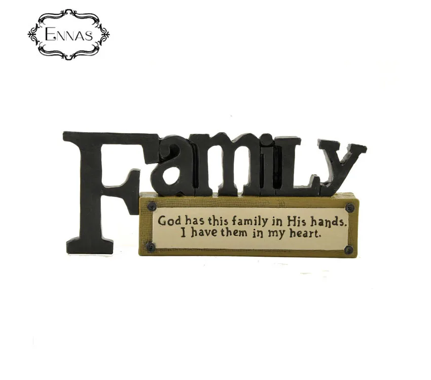"LOVE" "HOPE" "DREAM" Indoor decoration souvenir customized polyresin word plaques