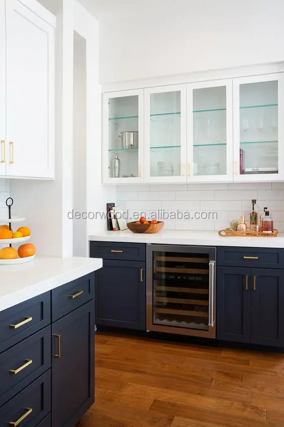 Modern Navy Blue Shaker Kitchen Cabinet Cupboard For Sale Buy