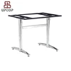 Supply foldable rectangle metallic base contract for table (SP-STL036)
