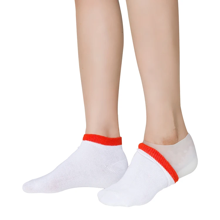 Height Increase Socks Heel Lift Gel Insoles Invisible Shoe 