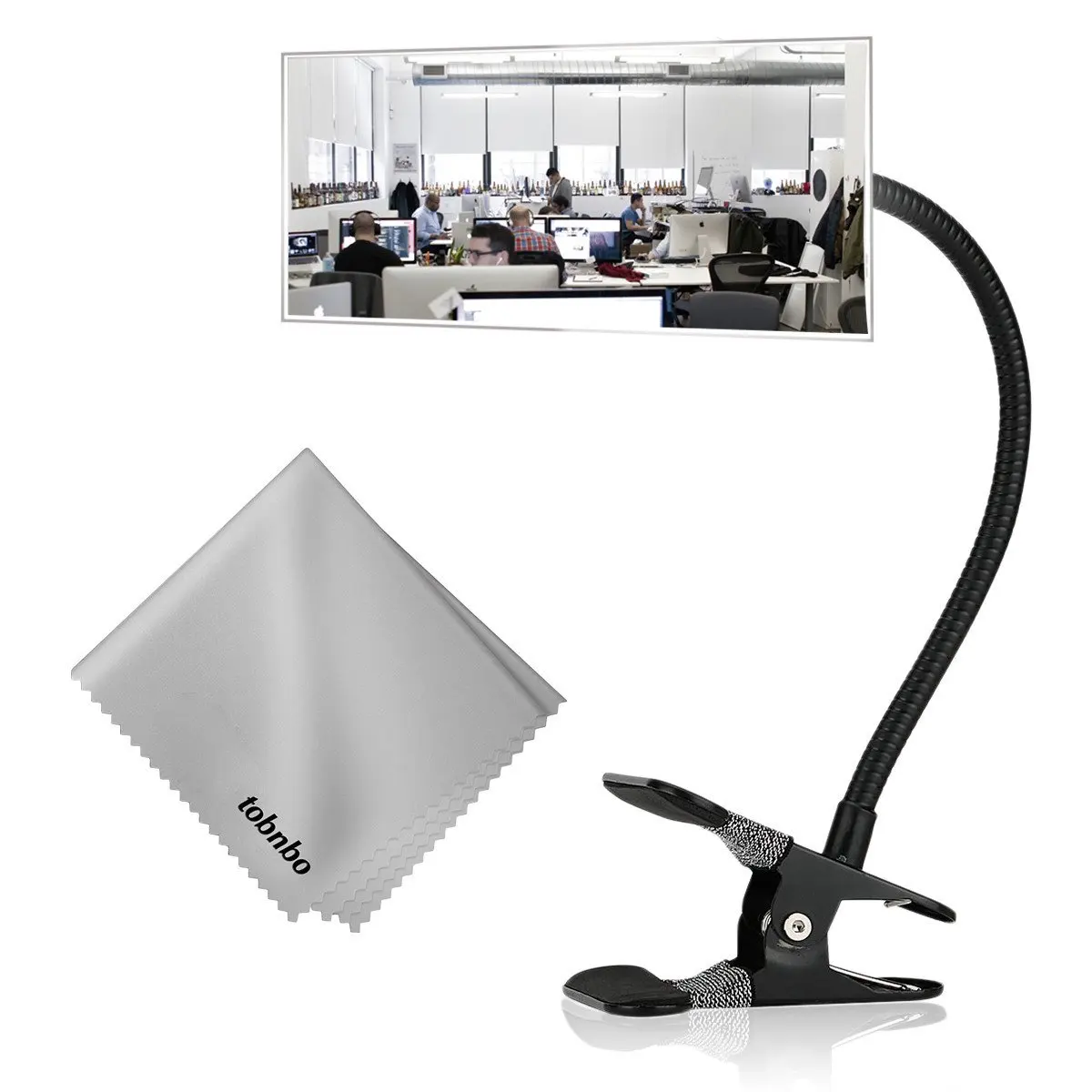 Buy Clip On Cubicle Mirror Computer Rearview Mirror Convex