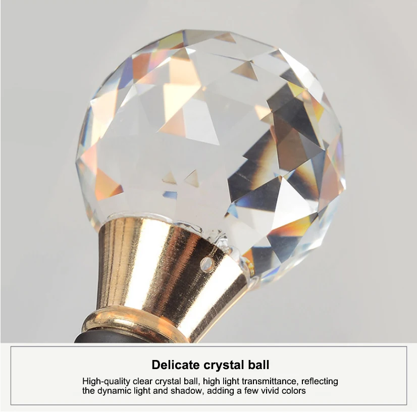 American countryside home villa bedroom dining room table iron crystal chandelier luxury modern