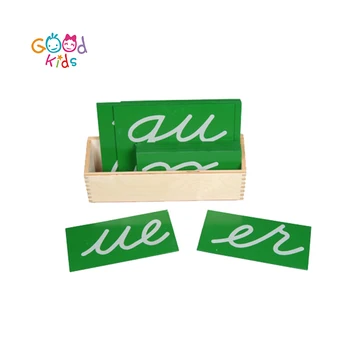 Montessori Papel De Lija Doble Letras Cursiva Con Caja Buy