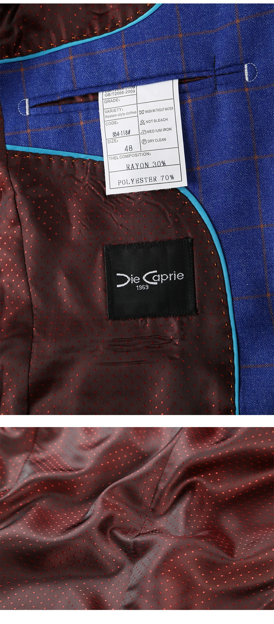 Latest Design Tweed Slim Fit 3 Piece Checked Coat Pant Men Suit Tweed Suit For Men