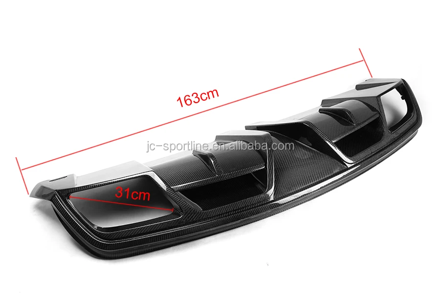 Piecha Style Carbon Fiber Cla250 Car Diffuser Lip For Mercedes Cla 45