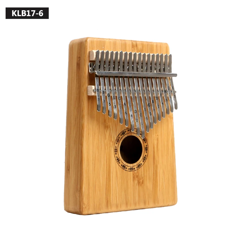 2019 Hot sale musical instrument 17 keys Solid Mahogany Body Thumb Piano Kalimba