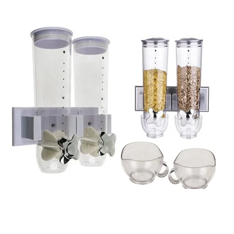 Wall Mounted Triple Cereal Bulk Nuts Dispenser - Buy Bulk Nuts ...