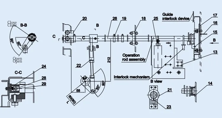 Earthing Switch Operation Mechanism And Interlocking Mechanism For ...