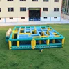 12x12m outdoor kids and adults interactive giant inflatable corn maze with digital printing
