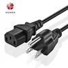 Bulk Heavy Duty Multi Plug Extension Cord/UL Listed Ac Power Cord for Laptops, Computers