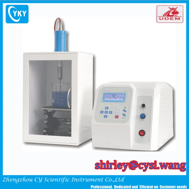 1.5kw 20 Khz Ultrasonic Emulsifier With Soundproof Chamber And