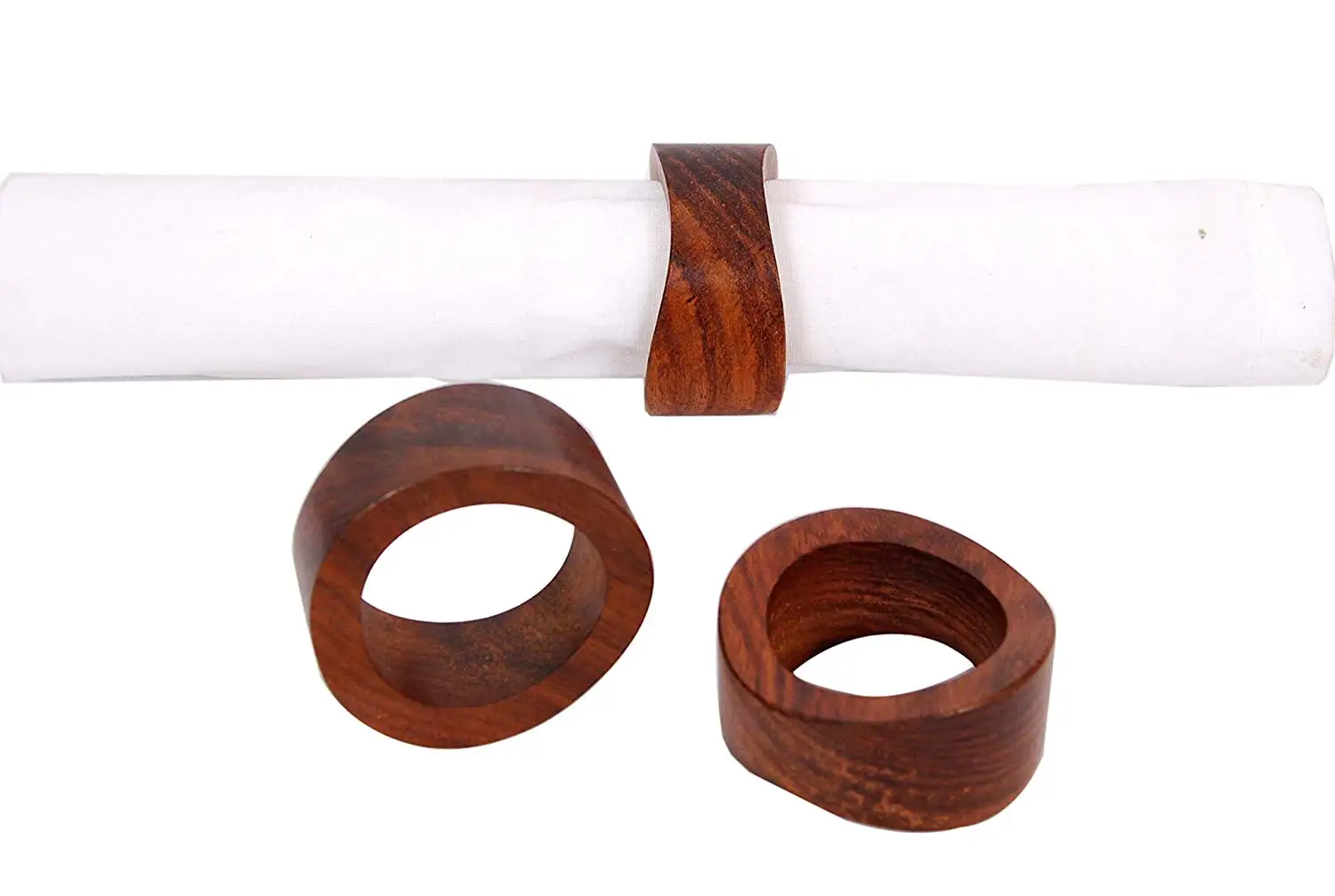 Darice 9112-68 Natural Unfinished Wood Napkin Ring 1-1//4-Inch