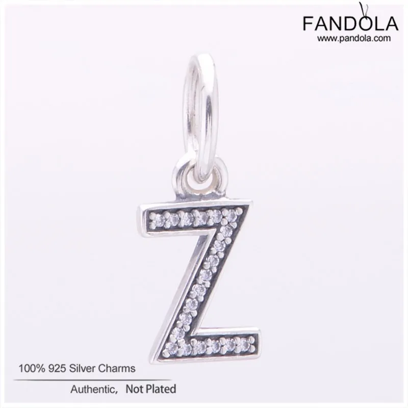 Alphabet Letter Y Initial Pink Enamel Cube Bead Gift for European Charm Bracelet