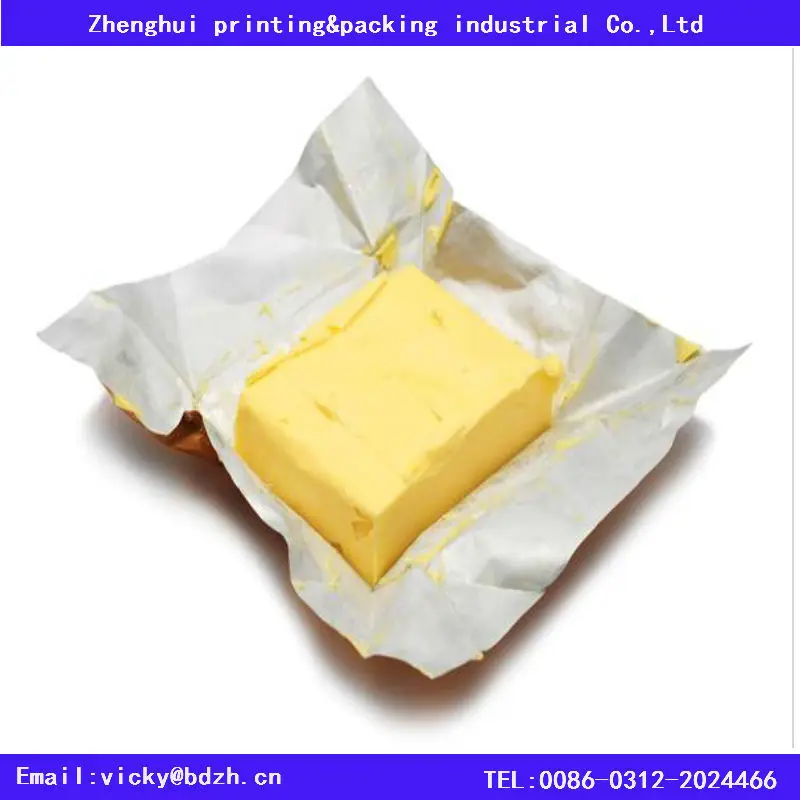 Zhenghui Printed Butter Packaging Aluminum Foil Laminated Parchment
