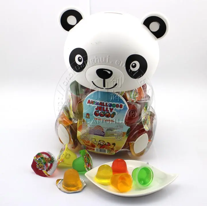 Cartoon Panda Jar Jelly Candy In Panda Cup Buy Panda Jar Jelly,Jelly