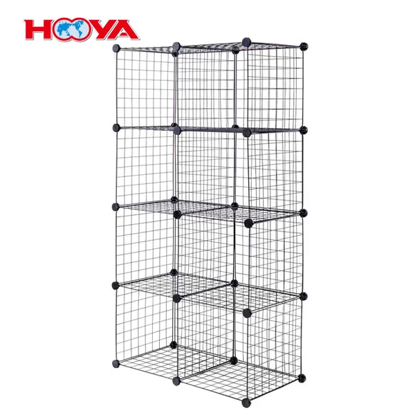 Stackable Black Mesh Wire Storage Cubesset With 8 Cube Buy Wire Storage Cubes,Stackable