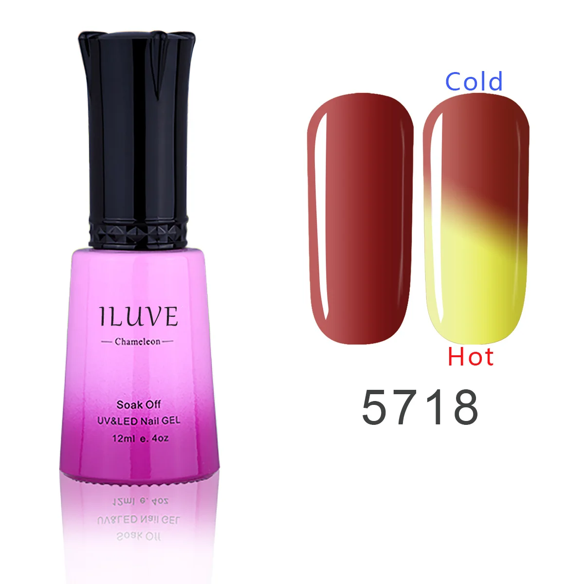 iLuve Fashion Nail Gel Temperature Change Chemeleon Nails Salon UV LED Lamps Gel Nail Polish