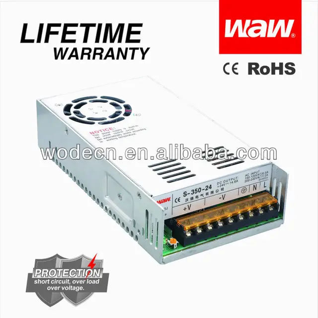 12V 29A 350W single output switching mode power supply