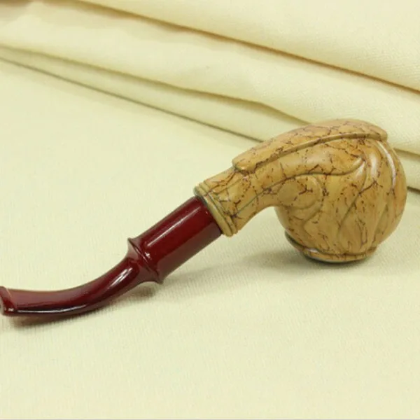 2016newest Classic Plastic Wood Pipe Tobacco Pipe Resin Style Smoking