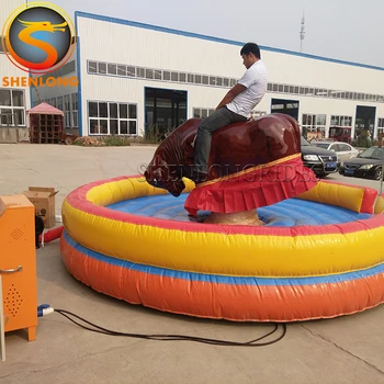 inflatable rodeo bull pool