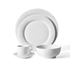 Direct Sale Coffee Shop White Luxury Dinnerware Porcelain, Plates Restaurant Dinnerware~