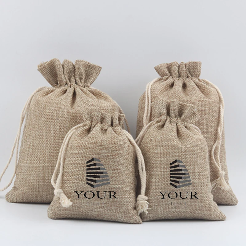 small hessian pouches