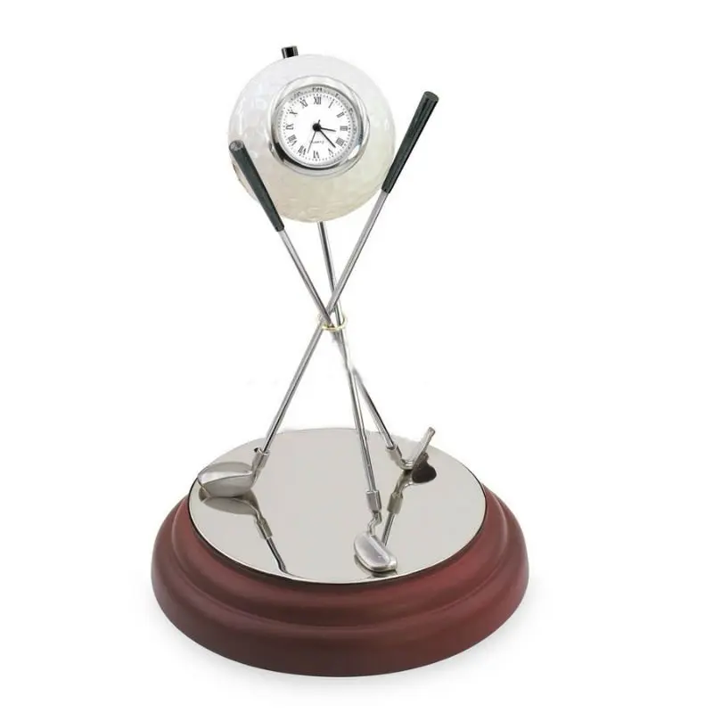 Crystal Golf Clock Office Desk Sets Buy Crystal Golf Clock