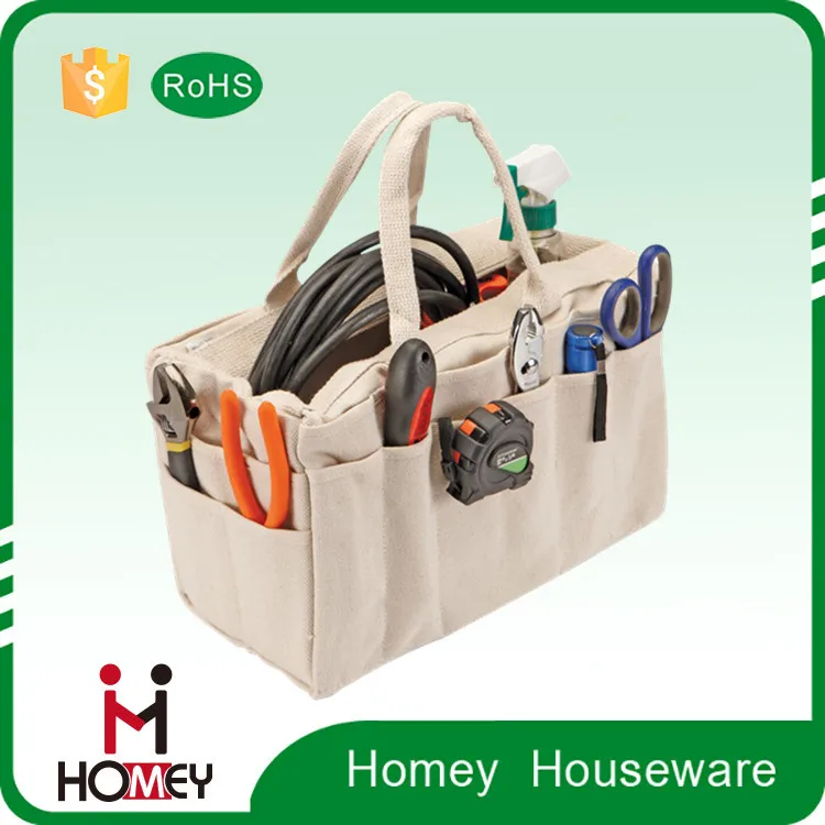 New Style Trendy Durable Large Canvas Plumbers Riggers Tool Tote Bag