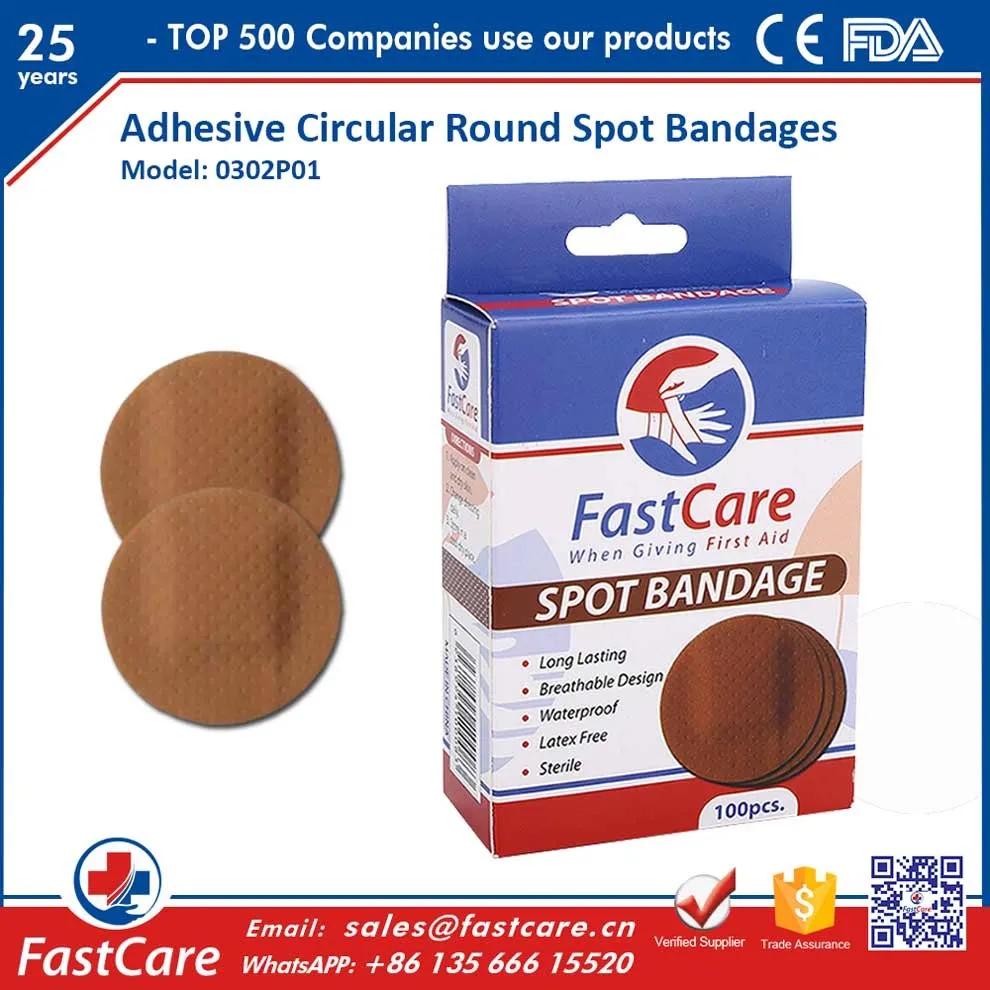 Adhesive Circular Round Spot Bandages Buy Spot Bandages,Round