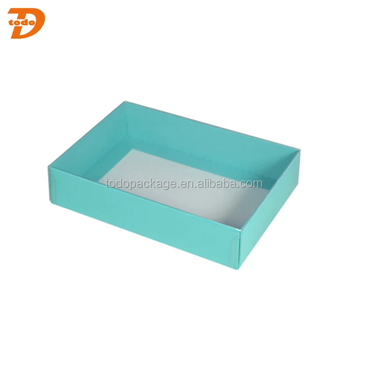 Recycled Custom Printed Gift Packaging Paper Box With Clear Pvc Window Lid Buy Paper Box With