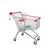 European Shopping Cart Trolley with Coin Locker for Grocery Store