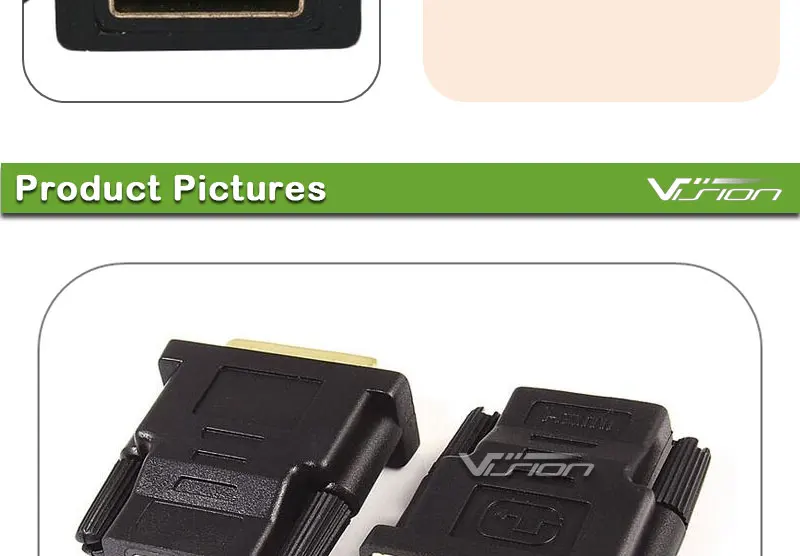 GOLD PLATED DVI 24+1 MALE TO HDMI CABLE LEAD WIRE 1M FOR TV - ANKUX.COM