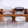 transparent jars 67mm cap cosmetic cream packaging 100ml empty pet container 100g plastic jar