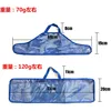 The blue Manufacture hot sale plastic fishing rod bag