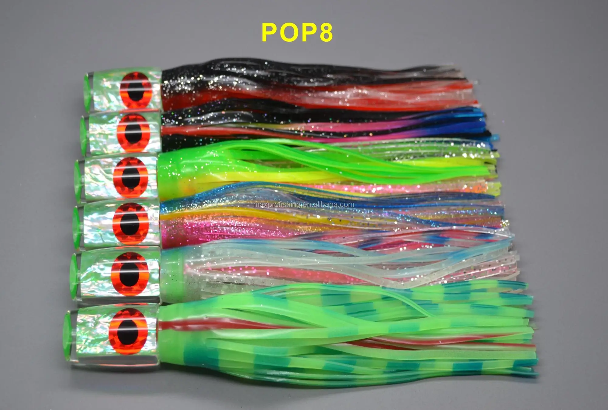 Saltwater Baja Dorado Fishing Hard Pu Resin Head Trolling Marlin