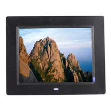 Hot Digital Photo Frame 8” HD TFT-LCD Digital Picture Frame Calendar Mode Alarm Clock MP3 MP4 Movie Player with Remote Desktop