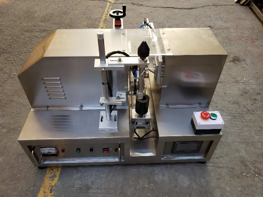 半自动超声波塑料软管封尾机