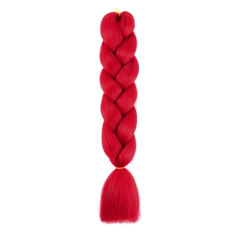 48Inch extension jumbo braiding hair bulk wholesale high temperature fiber synthetic braiding hair pre stretched