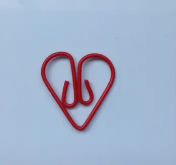 heart paper clips heart paper clips