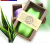 Hand Made Facial Herbal Soap Aloe Vera Soothing whitening soap anti-aging moisturizing aloe soap